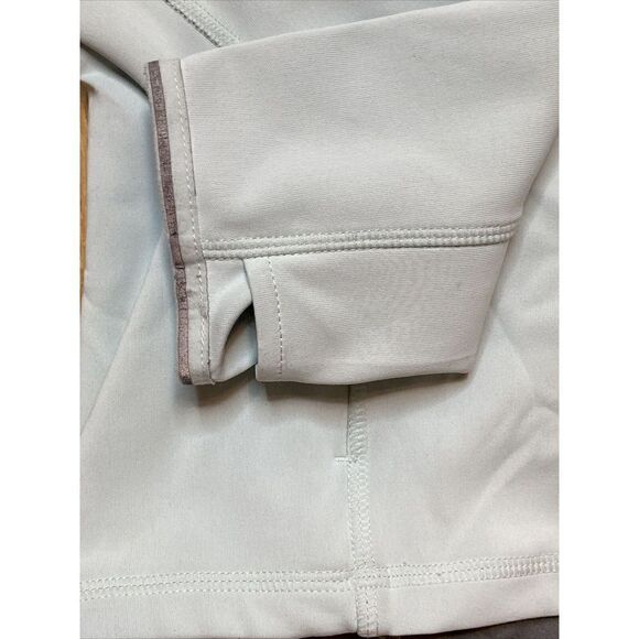 Athleta Women M Jacket Sweatshirt Blue 1/2 Zip Knit Stretch Activewear 54023 - Picture 5 of 12